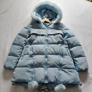 Blue Puffer Winter Coat